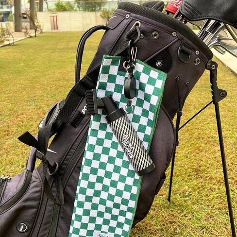 إكسسوارات حقيبة الجولف للرجال - فرشاة مياه غولف نادي ، 50 تيز الجولف ، أداة divot ومنشفة 12 × 20 بوصة - هدايا الجولف للرجال ، هدايا الجولف الرجالية ، جوول غولف أساسيات للرجال ، مجموعة ملحقات الجولف. in Kuwait