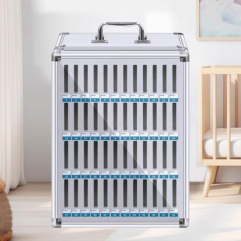 Lockable Phone Storage Box - Aluminum Classroom Phone Organizer Case for Students - Portable Cell Phone Cabinet for School Use in Saudi Arabia