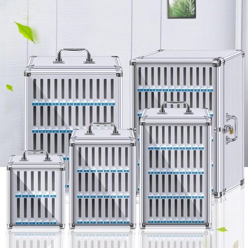 Lockable Phone Storage Box - Aluminum Classroom Phone Organizer Case for Students - Portable Cell Phone Cabinet for School Use in Saudi Arabia