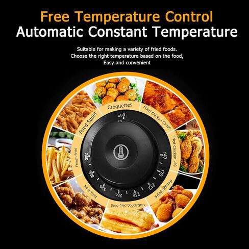 EH102V 24.9QT الفولاذ المقاوم للصدأ الصلب المزدوج الدبابة Deep Fryer 3400W مع مؤقت وحنفية - الخدمة الثقيلة للمطاعم ، والاستخدام المنزلي (سلة 2X8L ، ونظام تصريف الزيت) in Saudi Arabia