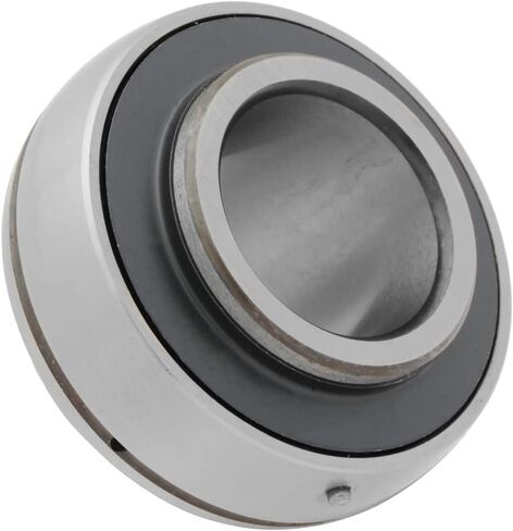 [2-Pack] UC206-19 - Insert Bearing - 1.188 in Bore - 2.441 in Outer Diameter - 1.5 in Width - 0.748 in Outer Ring Width - Set Screw Locking Collar, Double Sealing, Relubricable in Saudi Arabia