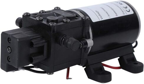 OUMEFAR DC12V 18V مضخة الحجاب الحاجز الذكي 1.2MPA منفذ المياه اليمنى من الضغط العالي عالي الضغط مضخة الدش التلقائية (محرك 18V) in Kuwait