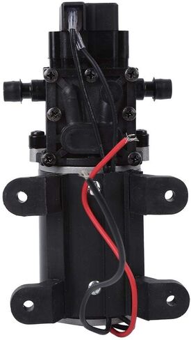 OUMEFAR DC12V 18V مضخة الحجاب الحاجز الذكي 1.2MPA منفذ المياه اليمنى من الضغط العالي عالي الضغط مضخة الدش التلقائية (محرك 18V) in Kuwait