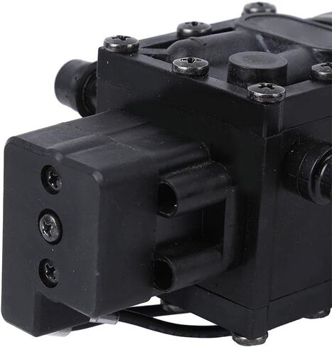 OUMEFAR DC12V 18V مضخة الحجاب الحاجز الذكي 1.2MPA منفذ المياه اليمنى من الضغط العالي عالي الضغط مضخة الدش التلقائية (محرك 18V) in Kuwait