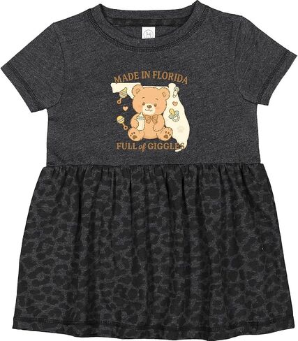 inktastic Made in Florida Cute Teddy Bear Baby Gift Infant Dress in Kuwait