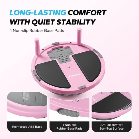 MERACH 3-in-1 Balance Ball Trainer 18'' Lightweight Yoga Stability Ball with Foot Pump & Bands 300lbs Anti-Slip Design for Home Workouts & Therapy​ in Kuwait