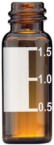 Kimble - 12x32 Am Vial- 9-425 Finish W/علامة وضع علامة - Grad ، PK100 in Kuwait