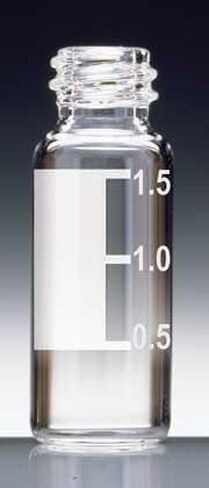 Kimble- 12x32 Clear Glass- Screw Thread Vial- 9-425 Open ING W/Tarcking SPOT- GRAG ، PK100 in Saudi Arabia