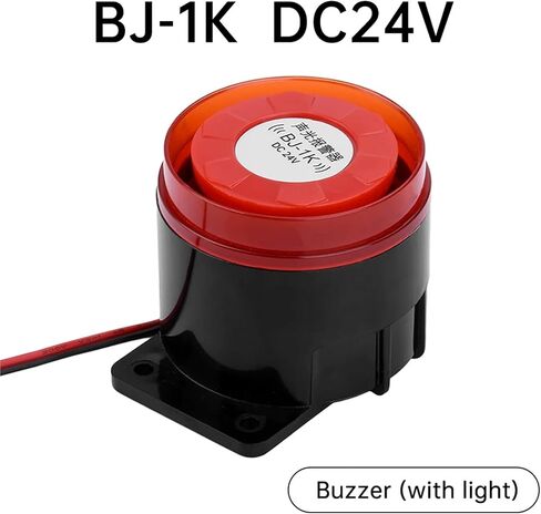 BJ-1K 12/24V/220V Buzzer high Decibel Sound and Light Alarm Horn Electronic(AC220V no Light) in Saudi Arabia