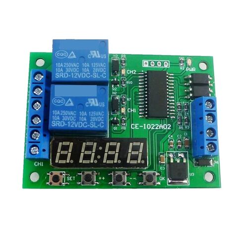 CE-IO22A02 DC 12V 2CH Multi-Function Delay Relay Time Switch in Saudi Arabia