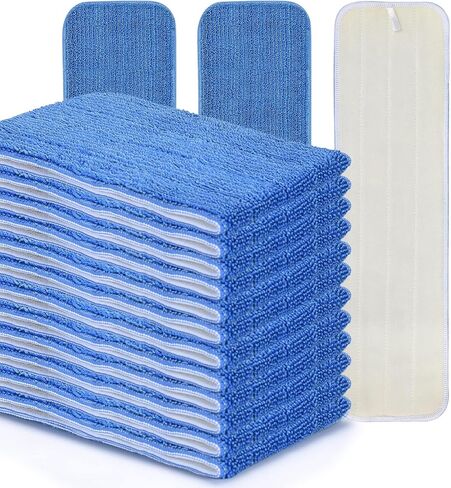 Matthew 18 '' 'Microfiber Spray Plads Plads Heads for Wet Dry Resable Mops Floor Home Commercial Cleaning Endills ، نوبات قابلة للغسل متوافقة مع MOP حسن النية ومعظم Mops Mops (6 حزمة) in Saudi Arabia