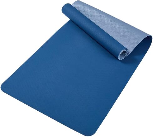 حصيرة Pilates غير المنقولة TPE ، 72 "x24" بيلاتيس للغاية لليوغا الساخنة ، HIIT ، التدريبات على الأرض ، حصيرة اللياقة الخفيفة للنساء والرجال (أسود+أبيض) in Kuwait