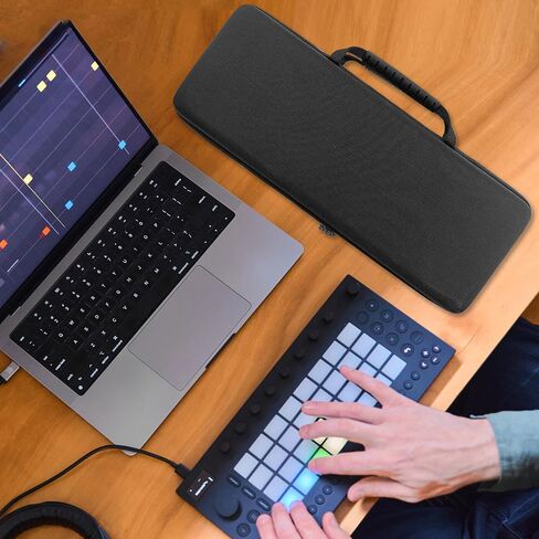 حالة وحدة تحكم MIDI ، متوافقة مع Ableton Move و Arturia microlab MK3 ، جيب الشبكات المدمج وحجرة الكابلات ، والتصميم الثابت ، مثالي للسفر والأداء المباشر in Saudi Arabia