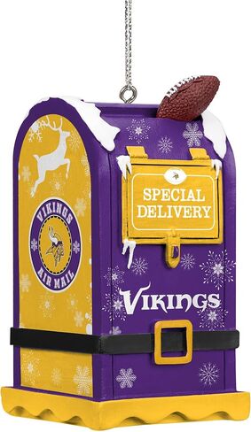 Foco NFL Baltimore Ravens Letters to Santa Mailbox Ornament ، Decoration Tree Decoration in Kuwait