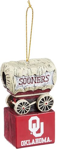 Evergreen Enterprises NCAA Oklahoma Sooners Tiki Design ، ألوان الفريق ، حجم واحد in Saudi Arabia