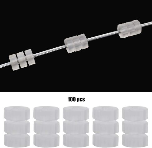 100pcs Silicone O Rings Donuts, Cable Frame Wrap Protector Accessories for Inner Brake & Derailleur Cables in Saudi Arabia