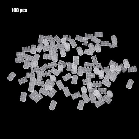 100pcs Silicone O Rings Donuts, Cable Frame Wrap Protector Accessories for Inner Brake & Derailleur Cables in Saudi Arabia