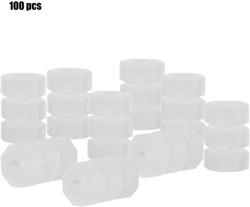 100pcs Silicone O Rings Donuts, Cable Frame Wrap Protector Accessories for Inner Brake & Derailleur Cables in Saudi Arabia