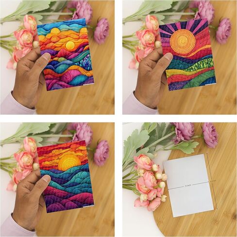 Zentangle Transfer Paper - 6 Pcs, Transfer Paper for Polymer Clay, Earth tone Polymer Clay Transfer Sheet for Jewelry Making ZEN-R1TP2 in Kuwait