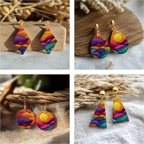 Zentangle Transfer Paper - 6 Pcs, Transfer Paper for Polymer Clay, Earth tone Polymer Clay Transfer Sheet for Jewelry Making ZEN-R1TP2 in Kuwait