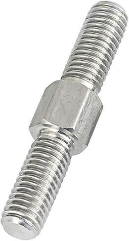 قضيب مزدوج ملولب ، 2pcs M10 اليسار واليمين خيط مزدوج قضيب الطرف 304 الفولاذ المقاوم للصدأ إيجابية ومسامير المسامير السلبية in Saudi Arabia