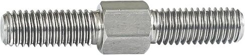 Double-Ended Threaded Rod, 2Pcs M6 304 Stainless Steel Left Hand and Right - Hand Double End Thread Tight Adjustable Rod Stud Screws Bolts(M6 x 90mm) in Saudi Arabia