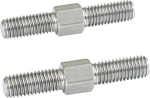 Double-Ended Threaded Rod, 2Pcs M8 Left and Right Thread Double End Thread Rod 304 Stainless Steel Positive and Negative Thread Bar Stud Bolts Screw(M8x40mm) in Saudi Arabia