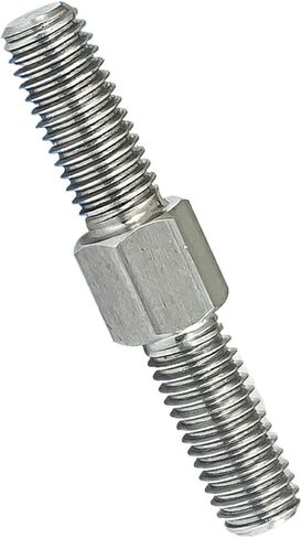 Double-Ended Threaded Rod, 2Pcs M8 Left and Right Thread Double End Thread Rod 304 Stainless Steel Positive and Negative Thread Bar Stud Bolts Screw(M8x40mm) in Saudi Arabia
