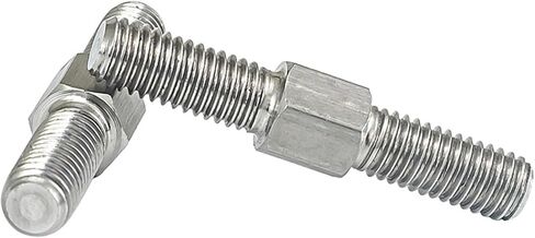 Double-Ended Threaded Rod, 2Pcs M8 Left and Right Thread Double End Thread Rod 304 Stainless Steel Positive and Negative Thread Bar Stud Bolts Screw(M8x40mm) in Saudi Arabia