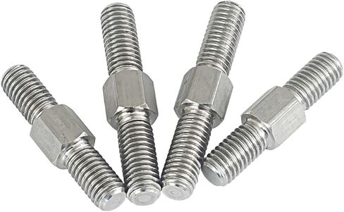 قضيب مزدوج الملوث ، 2pcs M5 M6 M8 الخيط الأيسر واليمين قضيب الخيط المزدوج قضيب الخيط الإيجابي والسلبية البراغي مسمار المسمار 304 الفولاذ المقاوم للصدأ (M5x30mm) in Saudi Arabia