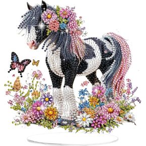 Book Diamond Painting Desktop Ornament, Diamond Art Painting Kit for Adults, Crystal Diamond Gem Art Tabletop Ornaments Double Sided, Stand Up Diamonds Art Crafts Kit for Home Decor, Box Package in Kuwait