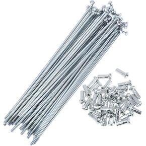 36 Set 13G Bicycle Spokes 131mm Bike Wheel Spokes Galvanized Carbon Steel Silver Tone in Saudi Arabia