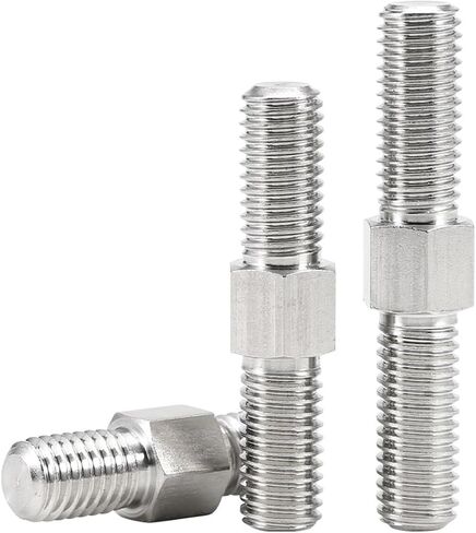 Double-Ended Threaded Rod, 1Pcs M3-M16 Left and Right Thread Double End Thread Rod 304 Stainless Steel Positive and Negative Thread Bar Stud Bolts Screw(M6-80MM) in Saudi Arabia