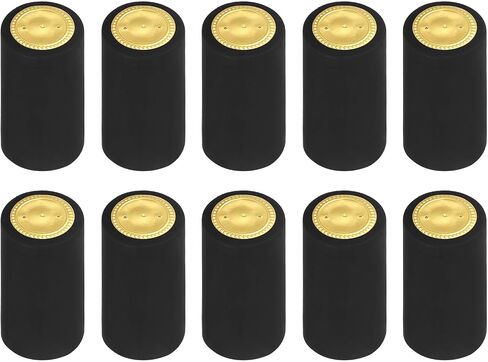 uxcell 100pcs PVC Heat Capsules Capsles Wine Bottle Capsles تقليص غطاء CAP TOP TOP in Saudi Arabia