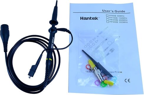 Hantek PP-200 1x10x200MHz راسم الذبذبات كليب السلبي BNC نطاق كليب التحقيق in Saudi Arabia