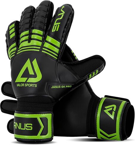 Soccer Goalkeeper Gloves with Finger Protection to Prevent Injuries, Strong Grip for Tough Tackles, Breathable Goal Keeper Gloves for for Kids, Youth and Adult in Saudi Arabia