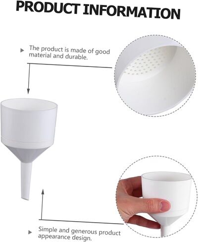 Amosfun Laboratory Funnel Plastic Suction Filtration Funnel for Chemical and Scientific Easy to Use Schools and Universities in Saudi Arabia