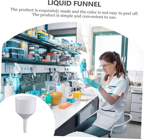Amosfun Laboratory Funnel Plastic Suction Filtration Funnel for Chemical and Scientific Easy to Use Schools and Universities in Saudi Arabia
