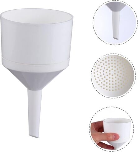 Amosfun Laboratory Funnel Plastic Suction Filtration Funnel for Chemical and Scientific Easy to Use Schools and Universities in Saudi Arabia