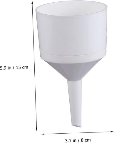Amosfun Laboratory Funnel Plastic Suction Filtration Funnel for Chemical and Scientific Easy to Use Schools and Universities in Saudi Arabia