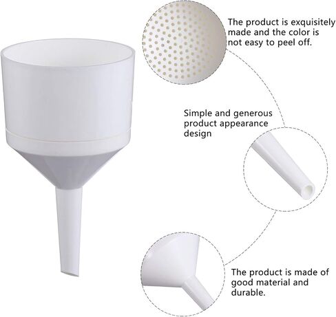 ABOOFAN Plastic Buchner Funnel Laboratory Filtration Funnel for Chemical and Pharmaceutical Use Practical Suction Tool for Easy Liquid Transfer and Convenient in Saudi Arabia