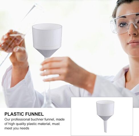 ABOOFAN Plastic Buchner Funnel Laboratory Filtration Funnel for Chemical and Pharmaceutical Use Practical Suction Tool for Easy Liquid Transfer and Convenient in Saudi Arabia