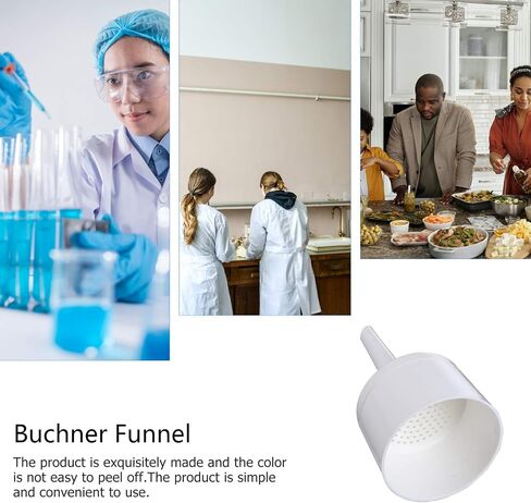 ABOOFAN Plastic Buchner Funnel Laboratory Filtration Funnel for Chemical and Pharmaceutical Use Practical Suction Tool for Easy Liquid Transfer and Convenient in Saudi Arabia