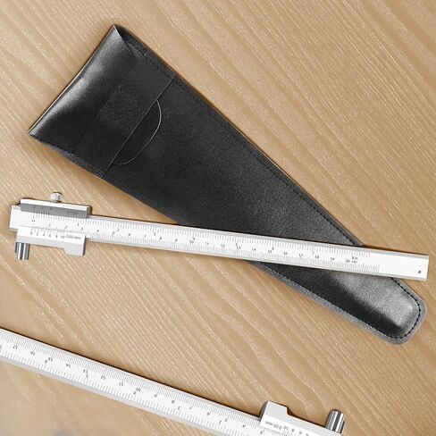 8 inch Metal Scriber Caliper, Accuracy of 0.05 mm Dual Scale Parallel Crossed Caliper Scribing Iron,Steel,Wood, Marking Gauge with 2 Carbide Scriber/Needle Metal Scribe Tool in Saudi Arabia