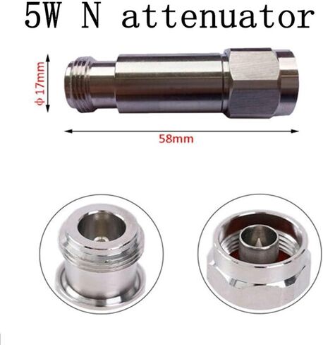 5W N من النوع المخفف ، DC-3GHz/4GHz ، 1 ديسيبل إلى 50 ديسيبل ، ن ذكر إلى أنثى ، 50 أوم رفي in Kuwait