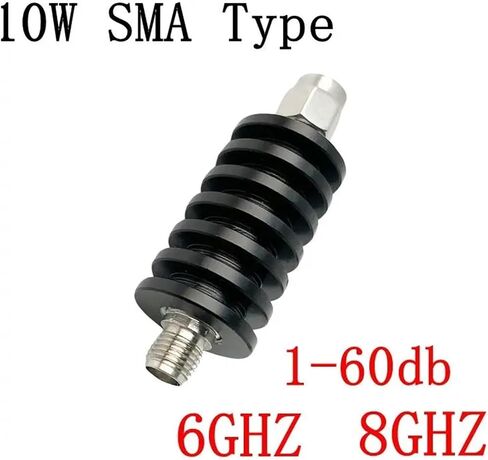 10W SMA-JK RF ETENUATOR 1DB-60DB ، 50 OHM DC-8GHZ BOSING (40DB ، 6GHz) in Saudi Arabia