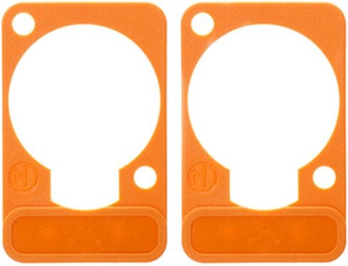 2 Pack Neutrik DSS-3-Orange D-Series Letter Laore لموصل لوحة XLR in Saudi Arabia