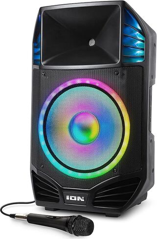 Ion Total PA Premier 500-Watt Party Speaker-صوت قوي ومشرق مع المؤثرات البصرية LED والميكروفون (متجدد) in Kuwait
