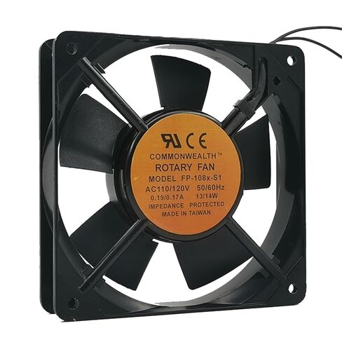 1pc لـ FP-108x-S1 AC110/120V 50/60Hz 0.19/0.17A 13/14W 120 مم مروحة تبريد 120 * 120 * 25 مم مبرد in Kuwait