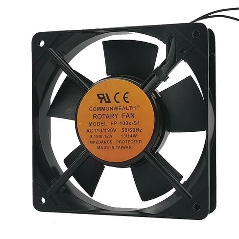 1pc لـ FP-108x-S1 AC110/120V 50/60Hz 0.19/0.17A 13/14W 120 مم مروحة تبريد 120 * 120 * 25 مم مبرد in Kuwait